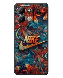 Чехол для Xiaomi Redmi 17 с картинкой «Nike в абстракции»