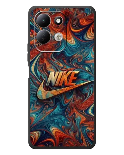 Чехол для Xiaomi Redmi 17 с картинкой «Nike в абстракции»
