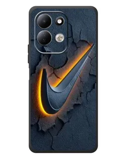 Чехол для Xiaomi Redmi 17 с картинкой «Объемный логотип Найк»