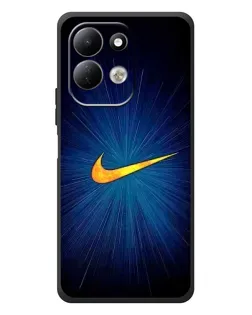 Чехол для Xiaomi Redmi 17 с картинкой «Синий пульс Nike»