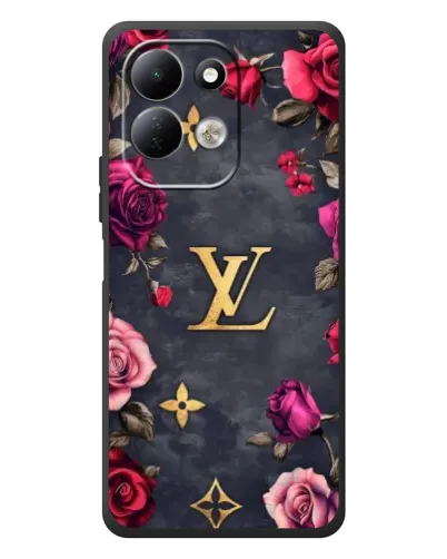 Чехол для Xiaomi Redmi 17 с картинкой «Цветочный Louis Vuitton»