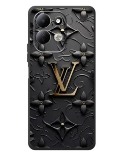 Чехол для Xiaomi Redmi 17 с картинкой «Кожаная текстура LV»