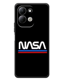 Чехол для Xiaomi Redmi 17 с картинкой «NASA — классика Red Blue»