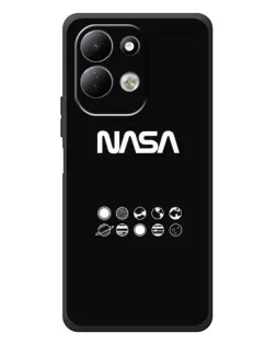 Чехол для Xiaomi Redmi 17 с картинкой «NASA — технический принт»