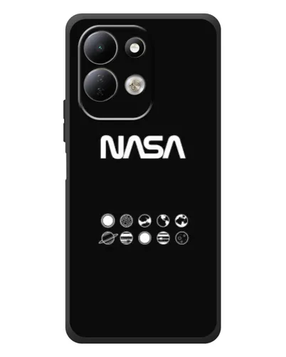 Чехол для Xiaomi Redmi 17 с картинкой «NASA — технический принт» Чехол для Xiaomi Redmi 17 с картинкой «NASA — технический принт»