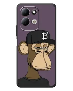 Чехол для Xiaomi Redmi 17 с картинкой «Bored Ape в кепке»