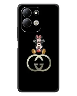 Чехол для Xiaomi Redmi 17 с картинкой «Минни Маус на лого»