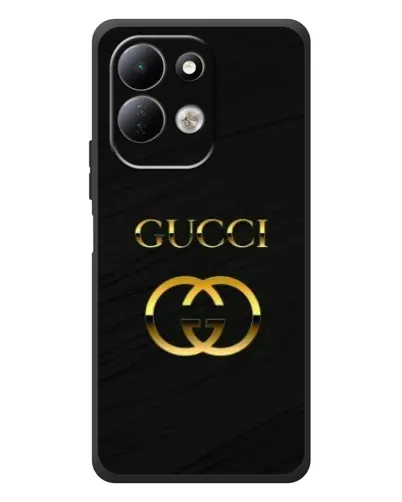 Чехол для Xiaomi Redmi 17 с картинкой «Золотой логотип Gucci»