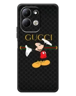 Чехол для Xiaomi Redmi 17 с картинкой «Микки Маус Gucci»