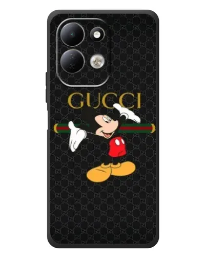 Чехол для Xiaomi Redmi 17 с картинкой «Микки Маус Gucci»