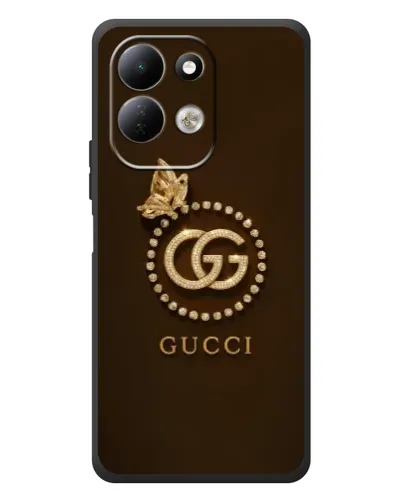 Чехол для Xiaomi Redmi 17 с картинкой «Gucci — золотая бабочка»