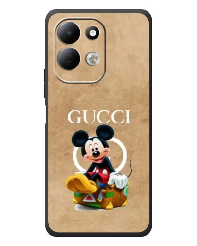 Чехол для Xiaomi Redmi 17 с картинкой «Микки Маус Gucci — крафт»