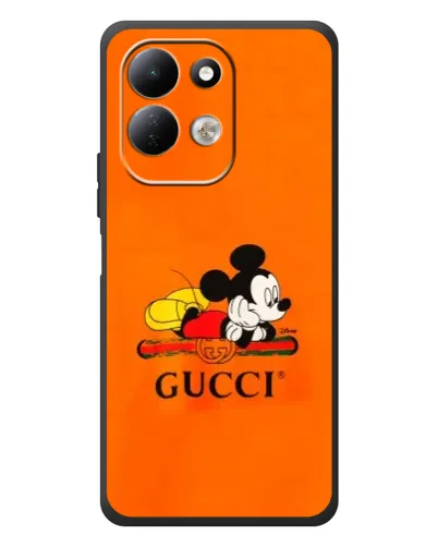 Чехол для Xiaomi Redmi 17 с картинкой «Микки Маус Gucci — оранж» Чехол для Xiaomi Redmi 17 с картинкой «Микки Маус Gucci — оранж»