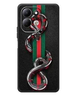 Чехол для Xiaomi Redmi 17 с картинкой «Gucci — змея на полосе»