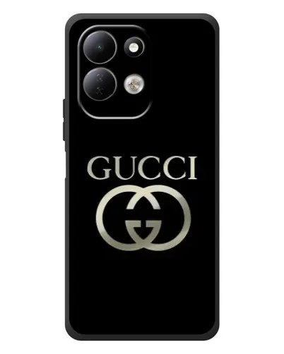 Чехол для Xiaomi Redmi 17 с картинкой «Gucci — золото на черном» Чехол для Xiaomi Redmi 17 с картинкой «Gucci — золото на черном»