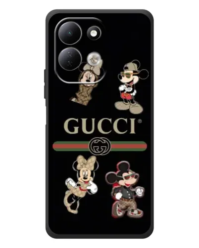 Чехол для Xiaomi Redmi 17 с картинкой «Gucci — герои Disney и монограмма» Чехол для Xiaomi Redmi 17 с картинкой «Gucci — герои Disney и монограмма»