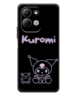 Чехол для Xiaomi Redmi 17 с картинкой «Kuromi — черный минимализм» Чехол для Xiaomi Redmi 17 с картинкой «Kuromi — черный минимализм»