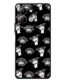 Чехол для Xiaomi Redmi 17 с картинкой «Черный паттерн Kuromi» Чехол для Xiaomi Redmi 17 с картинкой «Черный паттерн Kuromi»