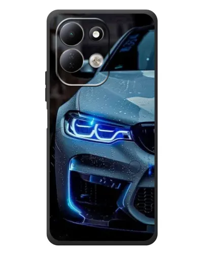 Чехол для Xiaomi Redmi 17 с картинкой «Взгляд BMW с синими фарами»