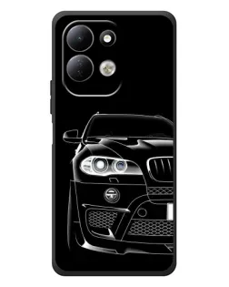 Чехол для Xiaomi Redmi 17 с картинкой «Темный силуэт BMW»
