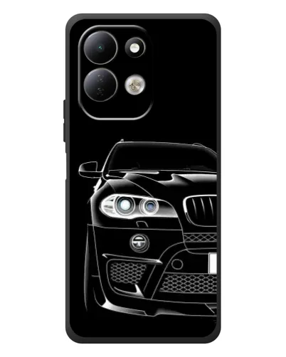 Чехол для Xiaomi Redmi 17 с картинкой «Темный силуэт BMW»