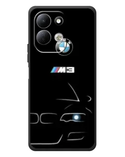 Чехол для Xiaomi Redmi 17 с картинкой «Минималистичный принт BMW M3»