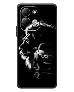 Чехол для Xiaomi Redmi 17 с картинкой «BMW и лев»