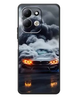 Чехол для Xiaomi Redmi 17 с картинкой «BMW в дыму»