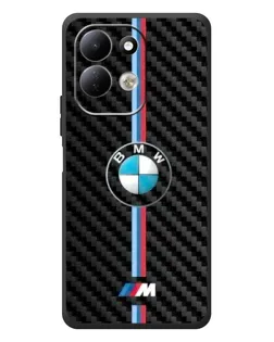 Чехол для Xiaomi Redmi 17 с картинкой «Эмблема BMW и карбон»