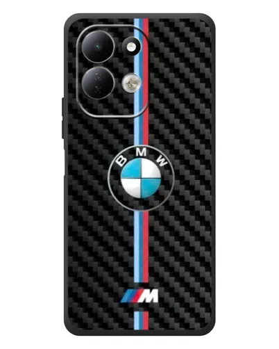Чехол для Xiaomi Redmi 17 с картинкой «Эмблема BMW и карбон»