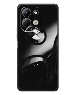 Чехол для Xiaomi Redmi 17 с картинкой «Эмблема BMW — макро»