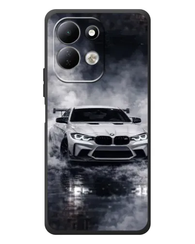 Чехол для Xiaomi Redmi 17 с картинкой «BMW сквозь туман»