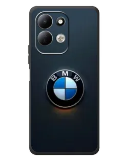 Чехол для Xiaomi Redmi 17 с картинкой «Логотип BMW — минимализм»