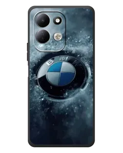 Чехол для Xiaomi Redmi 17 с картинкой «Логотип BMW — лед»