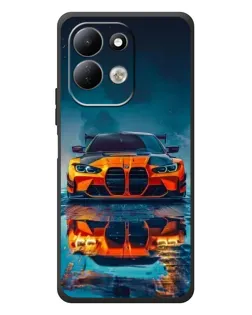 Чехол для Xiaomi Redmi 17 с картинкой «BMW — золотая эмблема»