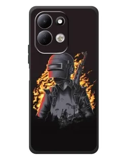 Чехол для Xiaomi Redmi 17 с картинкой «PUBG — огненный силуэт» Чехол для Xiaomi Redmi 17 с картинкой «PUBG — огненный силуэт»