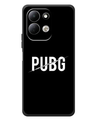 Чехол для Xiaomi Redmi 17 с картинкой «PUBG — белый логотип»