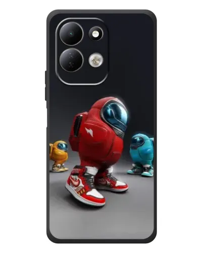 Чехол для Xiaomi Redmi 17 с картинкой «Among Us — 3D стиль»