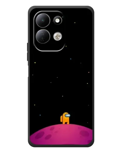 Чехол для Xiaomi Redmi 17 с картинкой «Одинокий герой на планете»