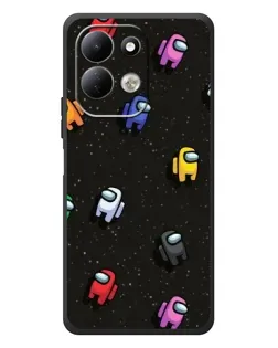 Чехол для Xiaomi Redmi 17 с картинкой «Космический паттерн Among Us» Чехол для Xiaomi Redmi 17 с картинкой «Космический паттерн Among Us»