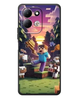 Чехол для Xiaomi Redmi 17 с картинкой «Стив на ферме» Чехол для Xiaomi Redmi 17 с картинкой «Стив на ферме»