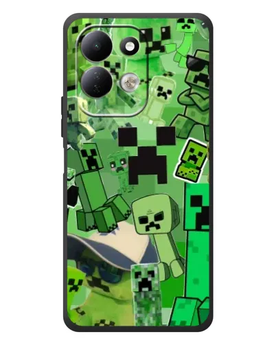Чехол для Xiaomi Redmi 17 с картинкой «Криперы Minecraft» Чехол для Xiaomi Redmi 17 с картинкой «Криперы Minecraft»