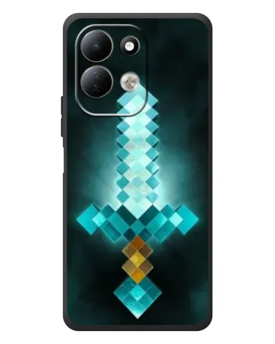 Чехол для Xiaomi Redmi 17 с картинкой «Алмазный меч неон» Чехол для Xiaomi Redmi 17 с картинкой «Алмазный меч неон»