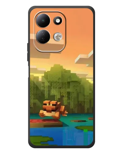 Чехол для Xiaomi Redmi 17 с картинкой «Майнкрафт закат солнца» Чехол для Xiaomi Redmi 17 с картинкой «Майнкрафт закат солнца»
