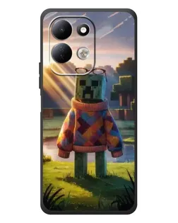 Чехол для Xiaomi Redmi 17 с картинкой «Крипер в свитере»