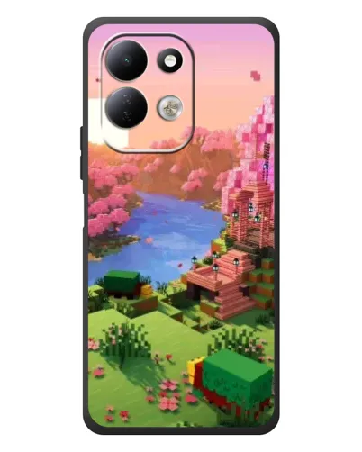 Чехол для Xiaomi Redmi 17 с картинкой «Розовое дерево Minecraft» Чехол для Xiaomi Redmi 17 с картинкой «Розовое дерево Minecraft»