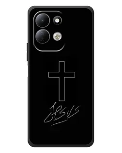 Чехол для Xiaomi Redmi 17 с картинкой «Графический крест Jesus» Чехол для Xiaomi Redmi 17 с картинкой «Графический крест Jesus»