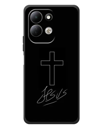 Чехол для Xiaomi Redmi 17 с картинкой «Графический крест Jesus» Чехол для Xiaomi Redmi 17 с картинкой «Графический крест Jesus»