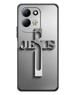 Чехол для Xiaomi Redmi 17 с картинкой «Металлический крест Jesus» Чехол для Xiaomi Redmi 17 с картинкой «Металлический крест Jesus»