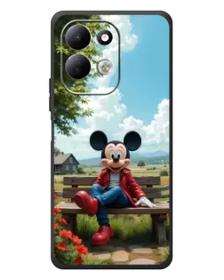 Чехол для Xiaomi Redmi 17 с картинкой «Микки на скамейке»